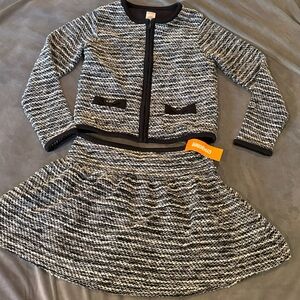 Classic Gymboree matching tweed jacket and skirt